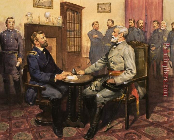 English School General Grant meets Robert E Lee